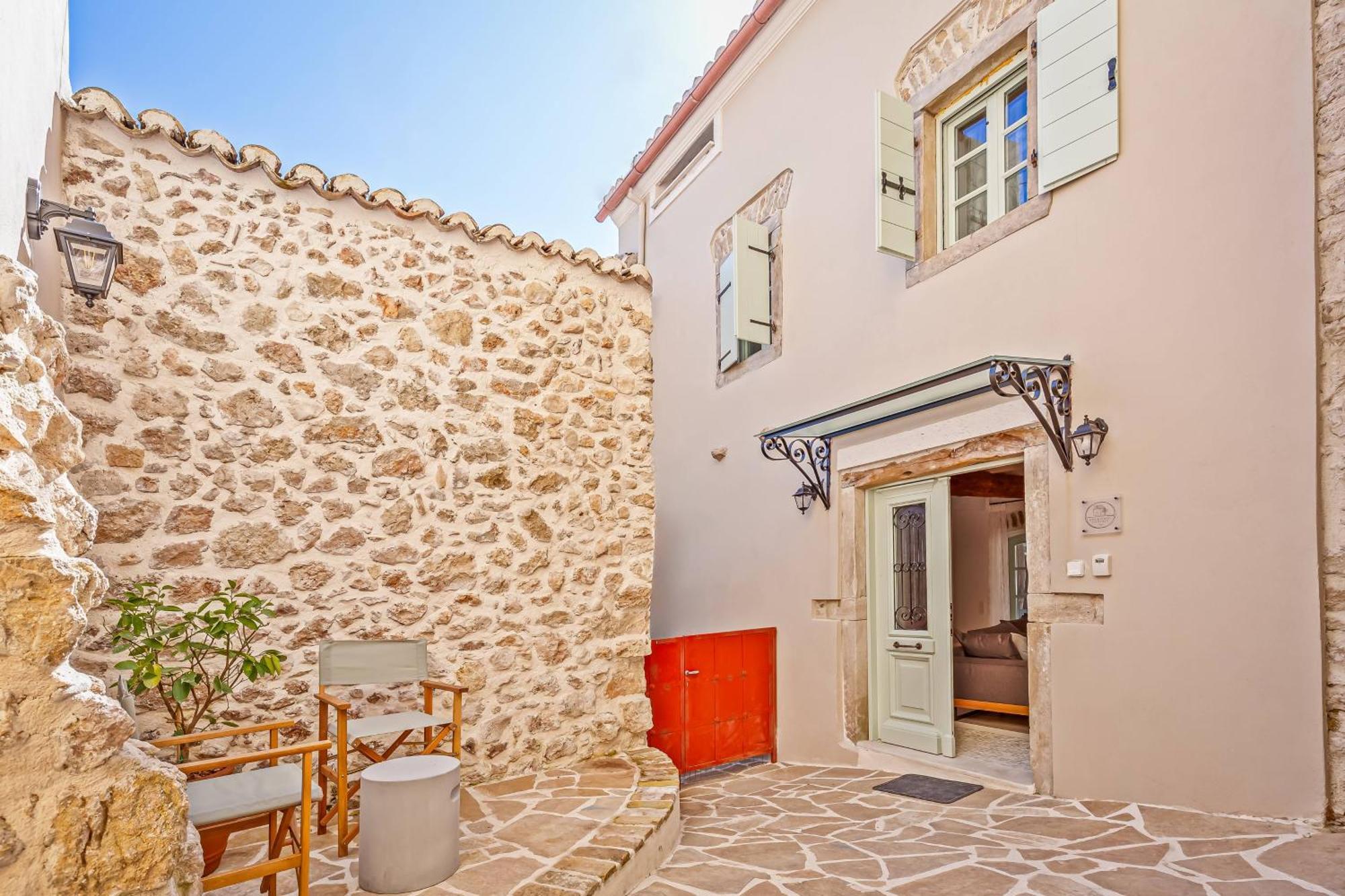 Courtyard Cottage Corfu Lákones Eksteriør bilde